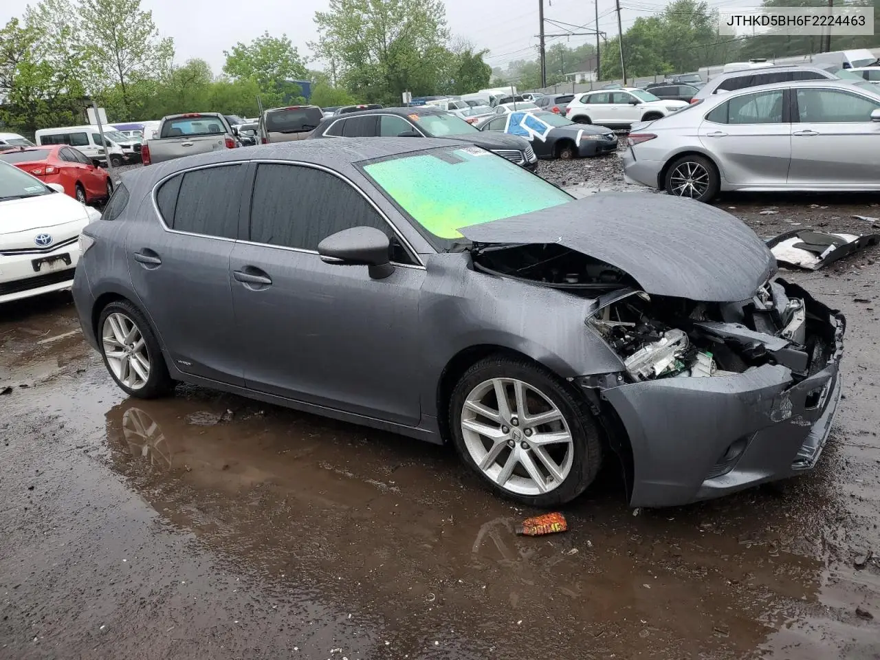 jthkd5bh6f2224463 JTHKD5BH6F2224463 2015 Lexus Ct 200