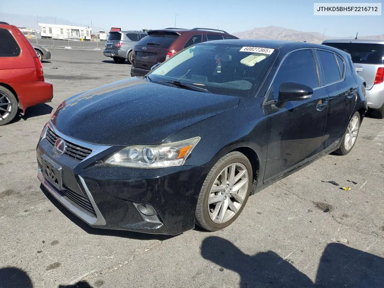 2015 Lexus Ct 200 VIN: JTHKD5BH5F2216712 Lot: 60827365