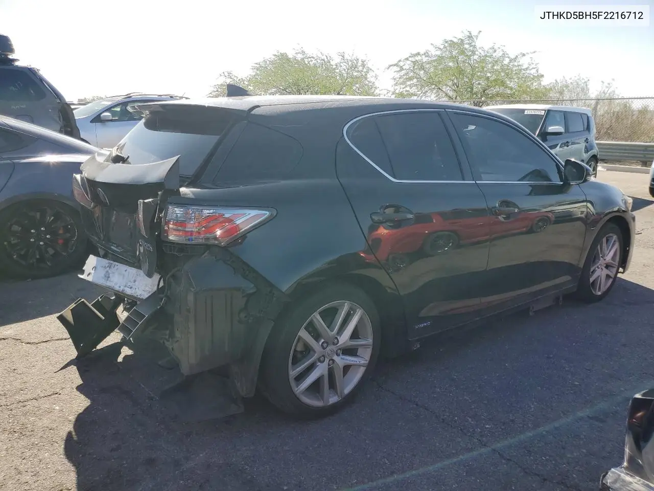 2015 Lexus Ct 200 VIN: JTHKD5BH5F2216712 Lot: 60827365