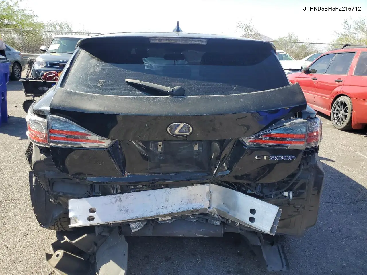 2015 Lexus Ct 200 VIN: JTHKD5BH5F2216712 Lot: 60827365