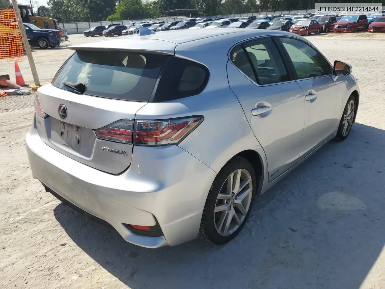 2015 Lexus Ct 200 VIN: JTHKD5BH4F2214644 Lot: 61455725