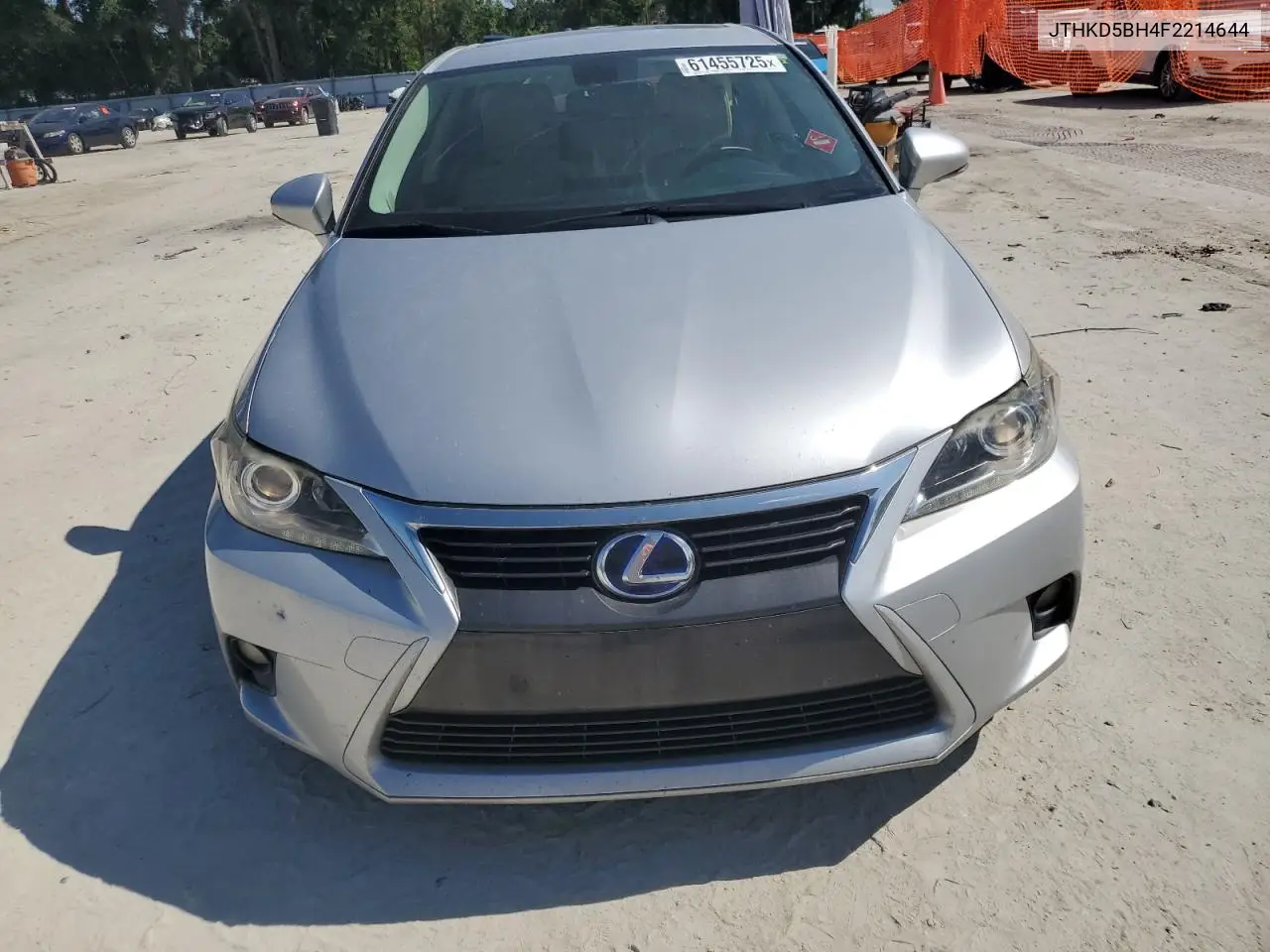 2015 Lexus Ct 200 VIN: JTHKD5BH4F2214644 Lot: 61455725
