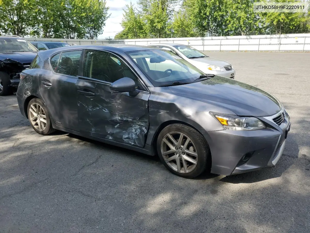 2015 Lexus Ct 200 VIN: JTHKD5BH9F2220911 Lot: 61600975