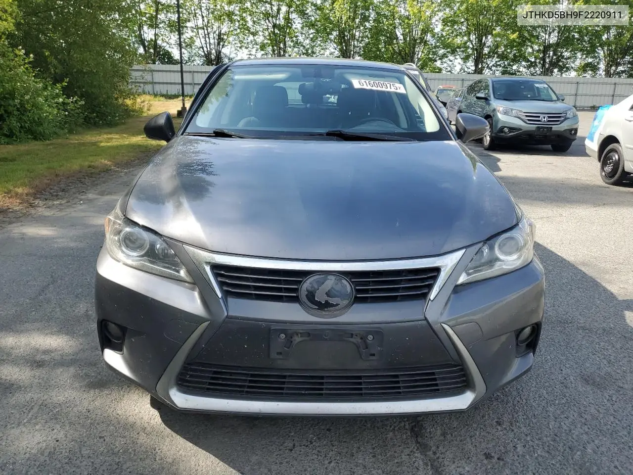2015 Lexus Ct 200 VIN: JTHKD5BH9F2220911 Lot: 61600975