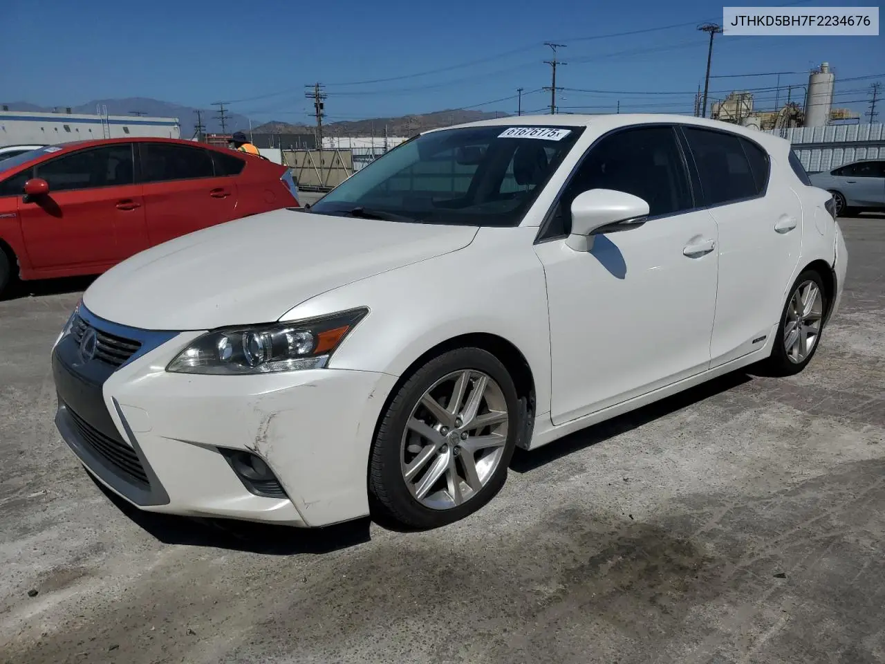 2015 Lexus Ct 200 VIN: JTHKD5BH7F2234676 Lot: 61676175