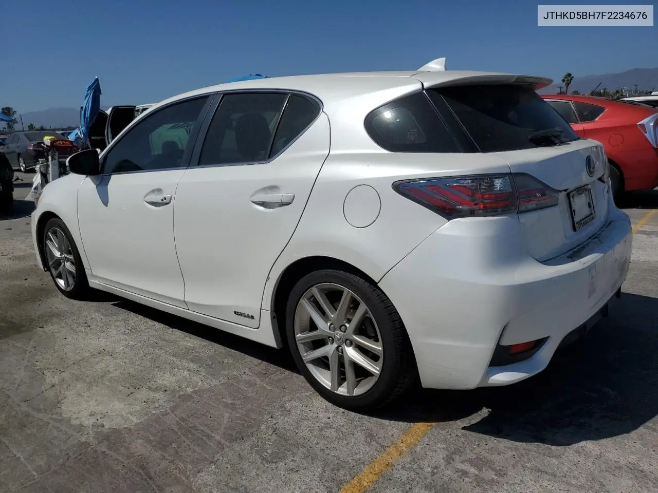 2015 Lexus Ct 200 VIN: JTHKD5BH7F2234676 Lot: 61676175