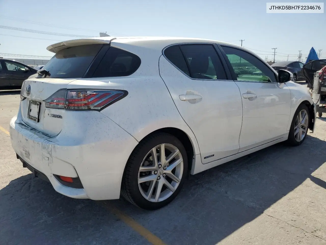 2015 Lexus Ct 200 VIN: JTHKD5BH7F2234676 Lot: 61676175