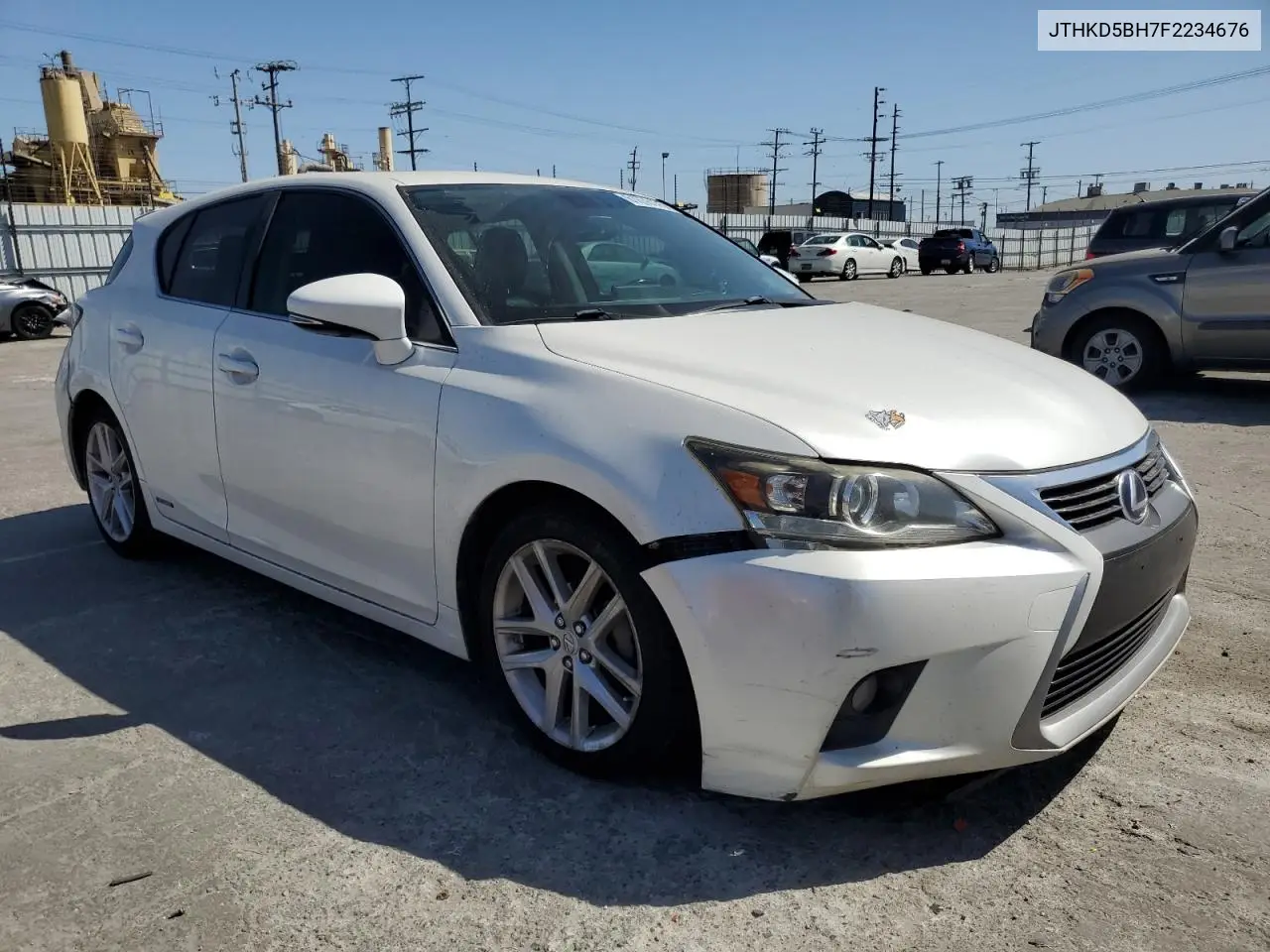 2015 Lexus Ct 200 VIN: JTHKD5BH7F2234676 Lot: 61676175