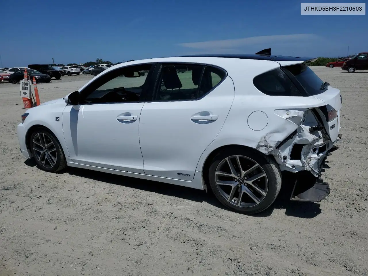 2015 Lexus Ct 200 VIN: JTHKD5BH3F2210603 Lot: 61775885