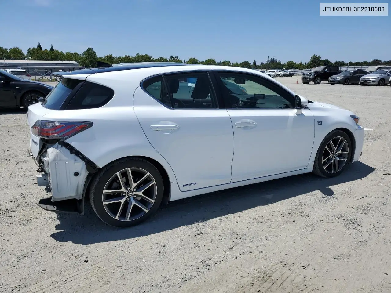2015 Lexus Ct 200 VIN: JTHKD5BH3F2210603 Lot: 61775885