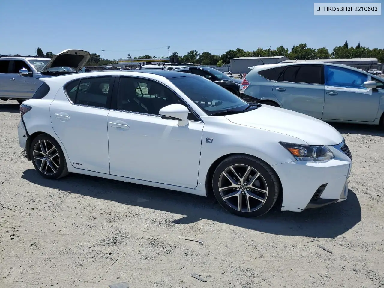 2015 Lexus Ct 200 VIN: JTHKD5BH3F2210603 Lot: 61775885