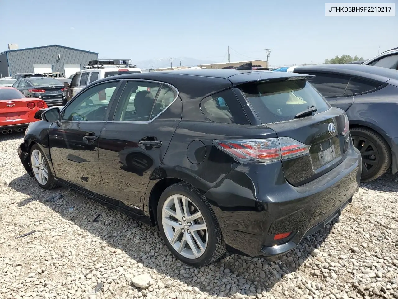 2015 Lexus Ct 200 VIN: JTHKD5BH9F2210217 Lot: 61903005
