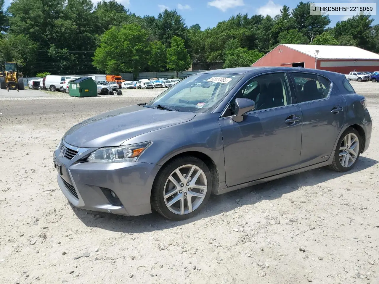 2015 Lexus Ct 200 VIN: JTHKD5BH5F2218069 Lot: 62004465
