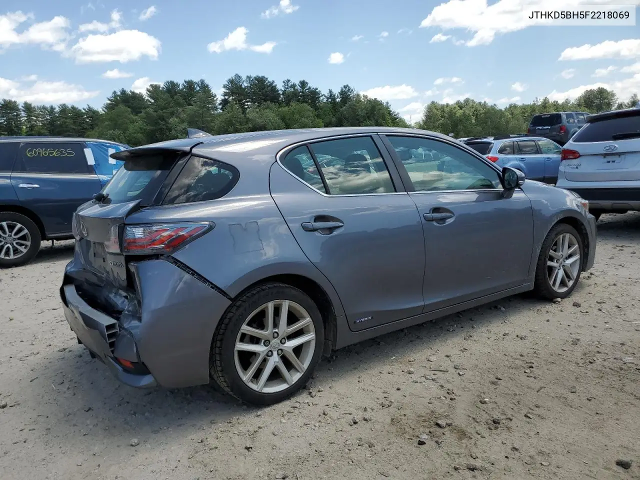 2015 Lexus Ct 200 VIN: JTHKD5BH5F2218069 Lot: 62004465