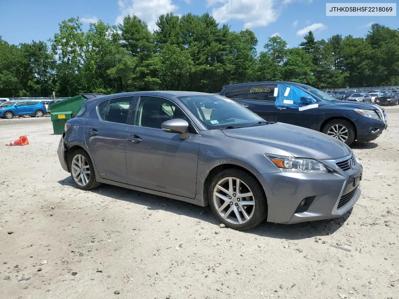 2015 Lexus Ct 200 VIN: JTHKD5BH5F2218069 Lot: 62004465