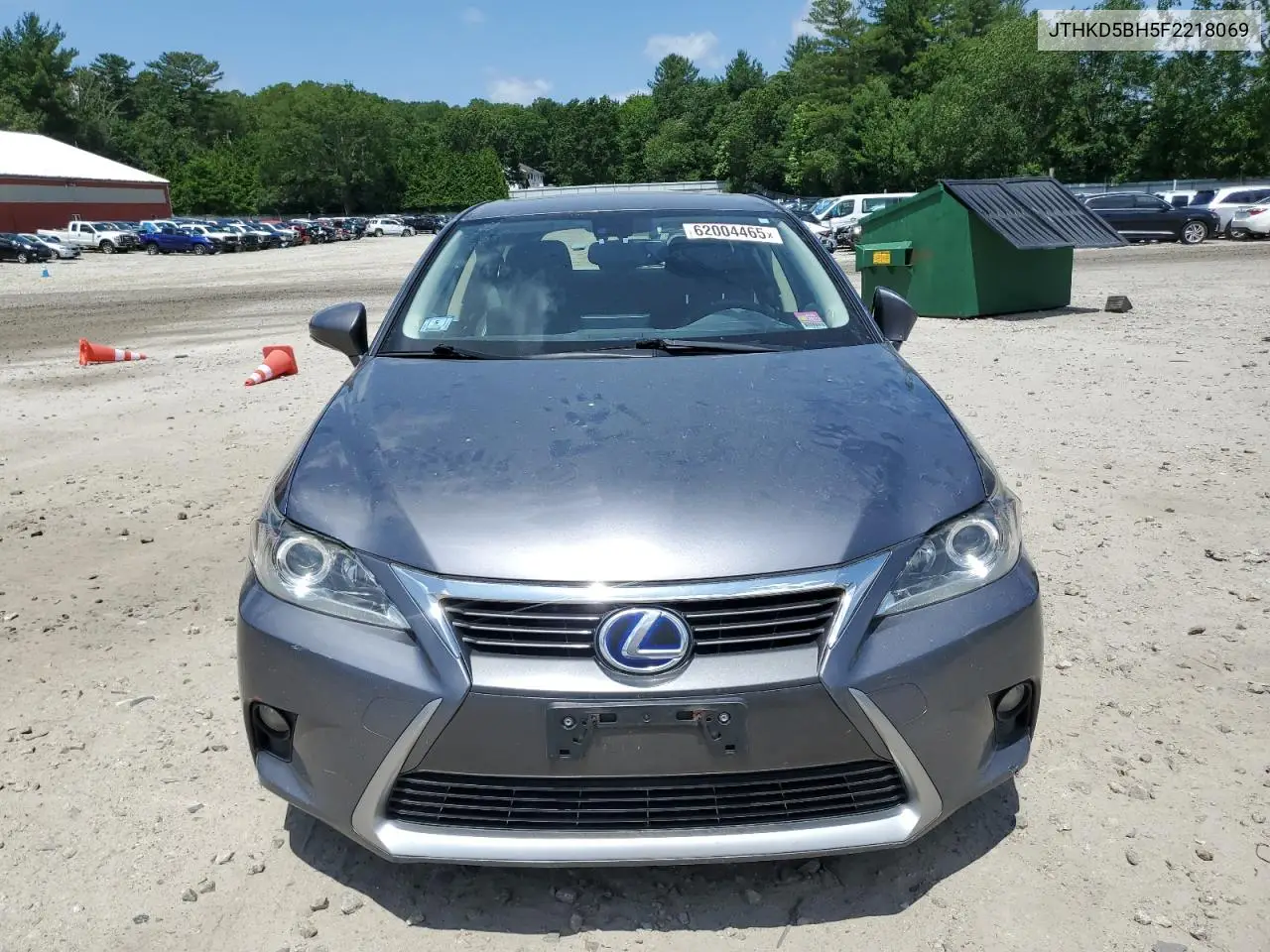 2015 Lexus Ct 200 VIN: JTHKD5BH5F2218069 Lot: 62004465