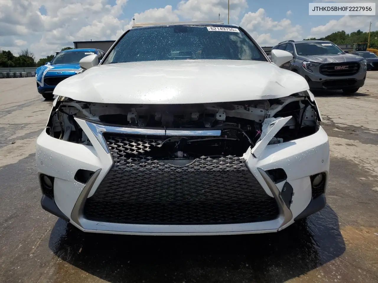 2015 Lexus Ct 200 VIN: JTHKD5BH0F2227956 Lot: 62149755