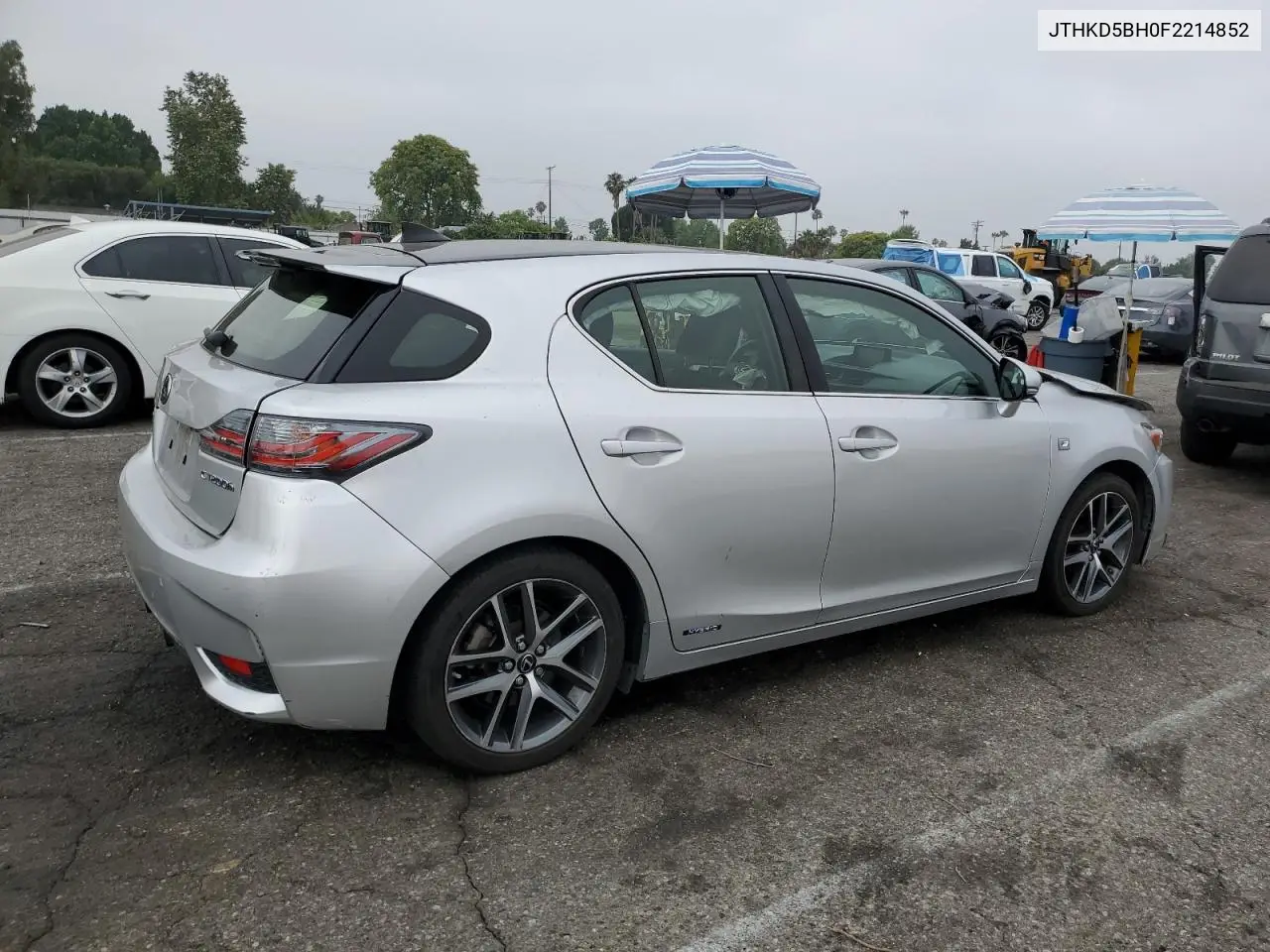 2015 Lexus Ct 200 VIN: JTHKD5BH0F2214852 Lot: 62332855