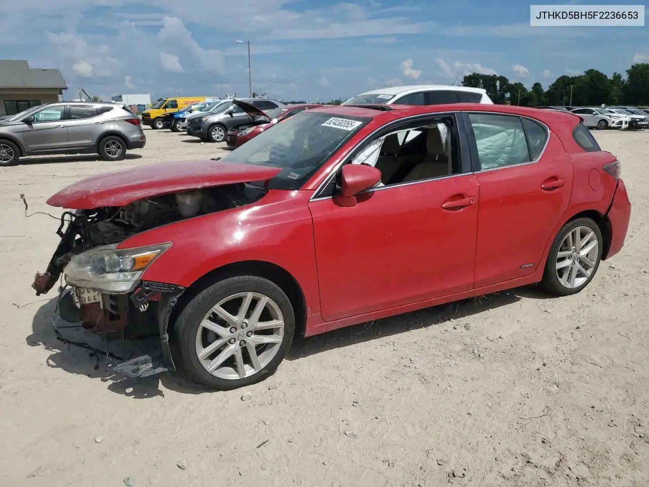 2015 Lexus Ct 200 VIN: JTHKD5BH5F2236653 Lot: 62430355