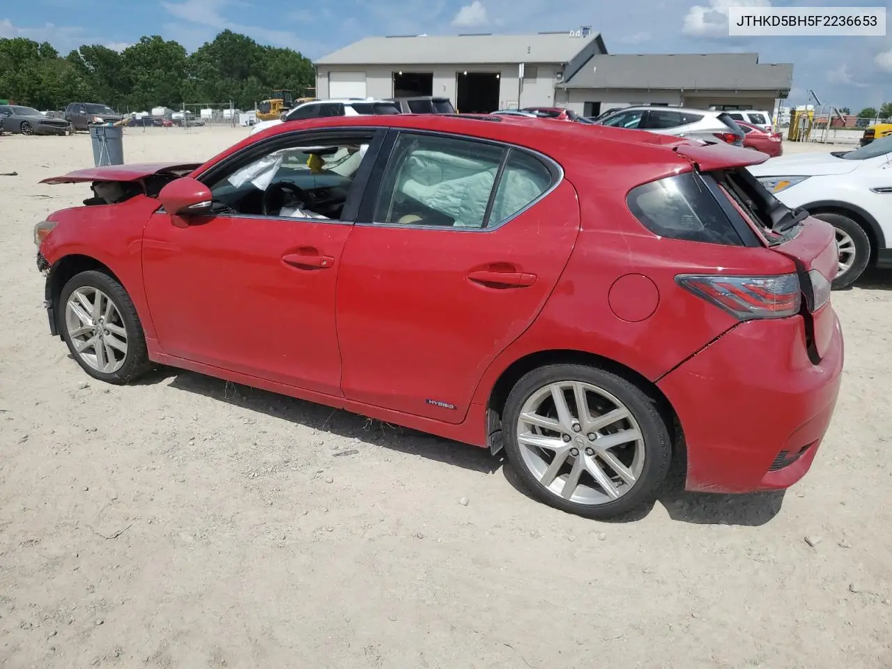 2015 Lexus Ct 200 VIN: JTHKD5BH5F2236653 Lot: 62430355