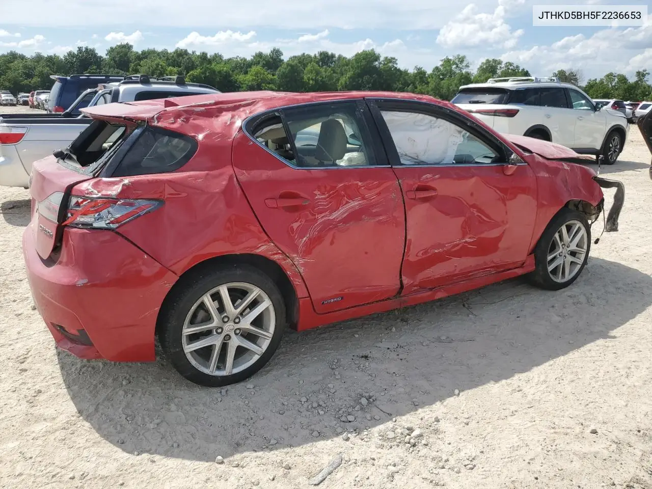 2015 Lexus Ct 200 VIN: JTHKD5BH5F2236653 Lot: 62430355