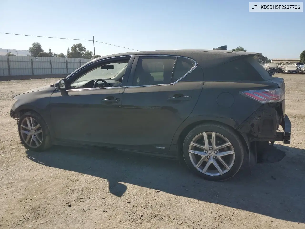 2015 Lexus Ct 200 VIN: JTHKD5BH5F2237706 Lot: 62912985