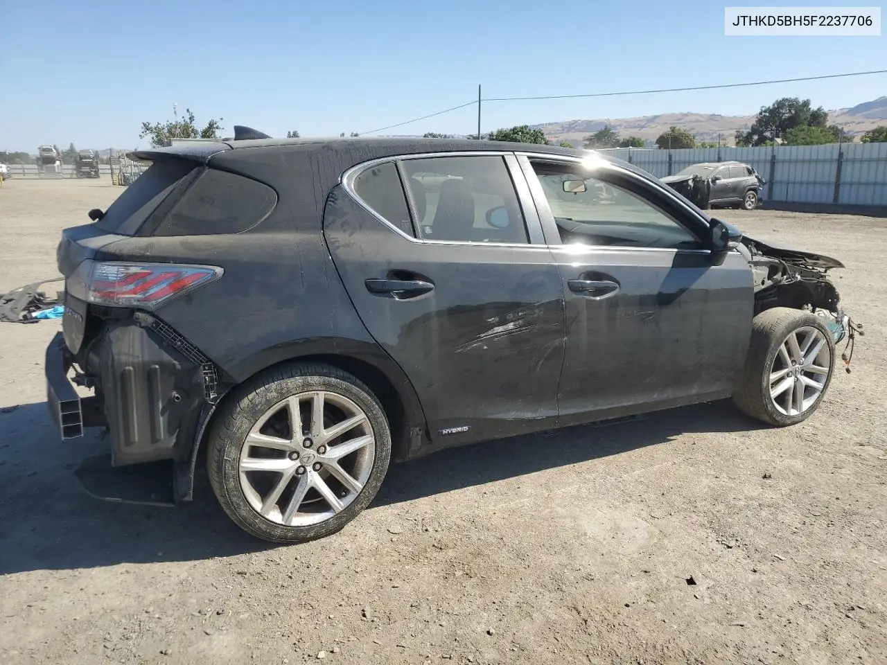2015 Lexus Ct 200 VIN: JTHKD5BH5F2237706 Lot: 62912985