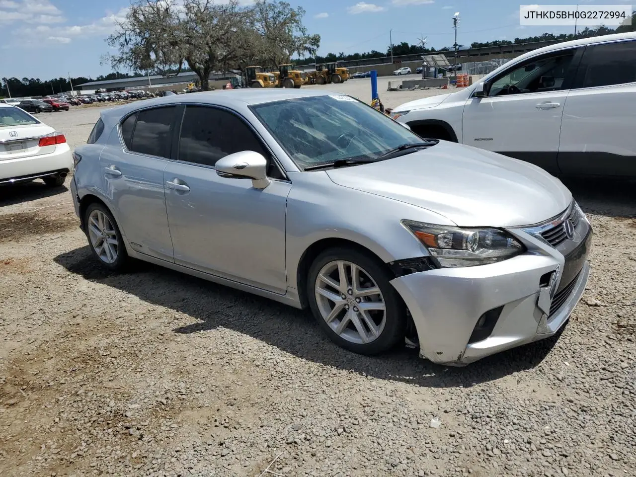 2016 Lexus Ct 200 VIN: JTHKD5BH0G2272994 Lot: 55482345