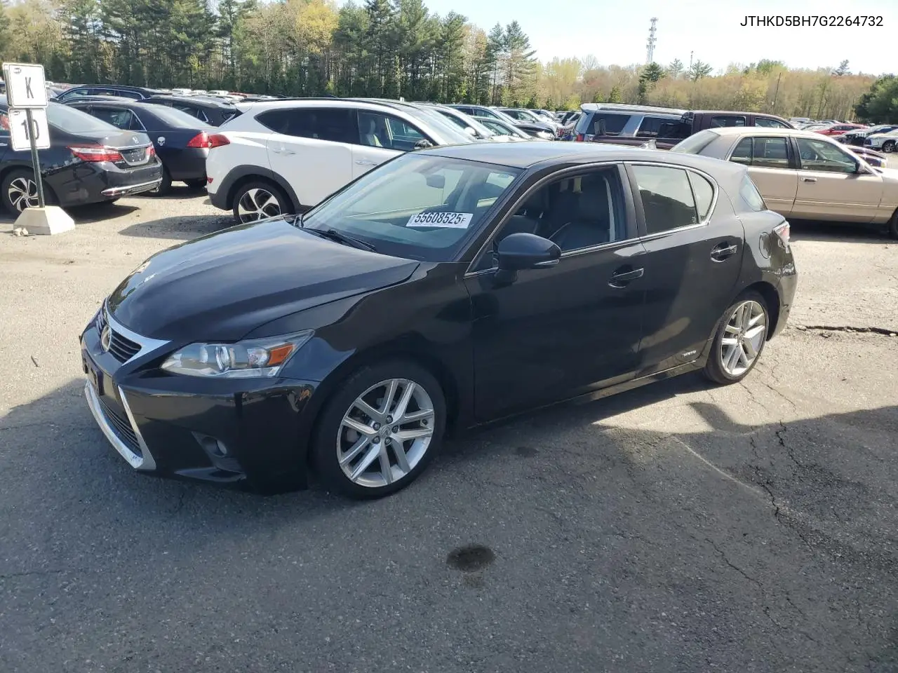 2016 Lexus Ct 200 VIN: JTHKD5BH7G2264732 Lot: 55608525