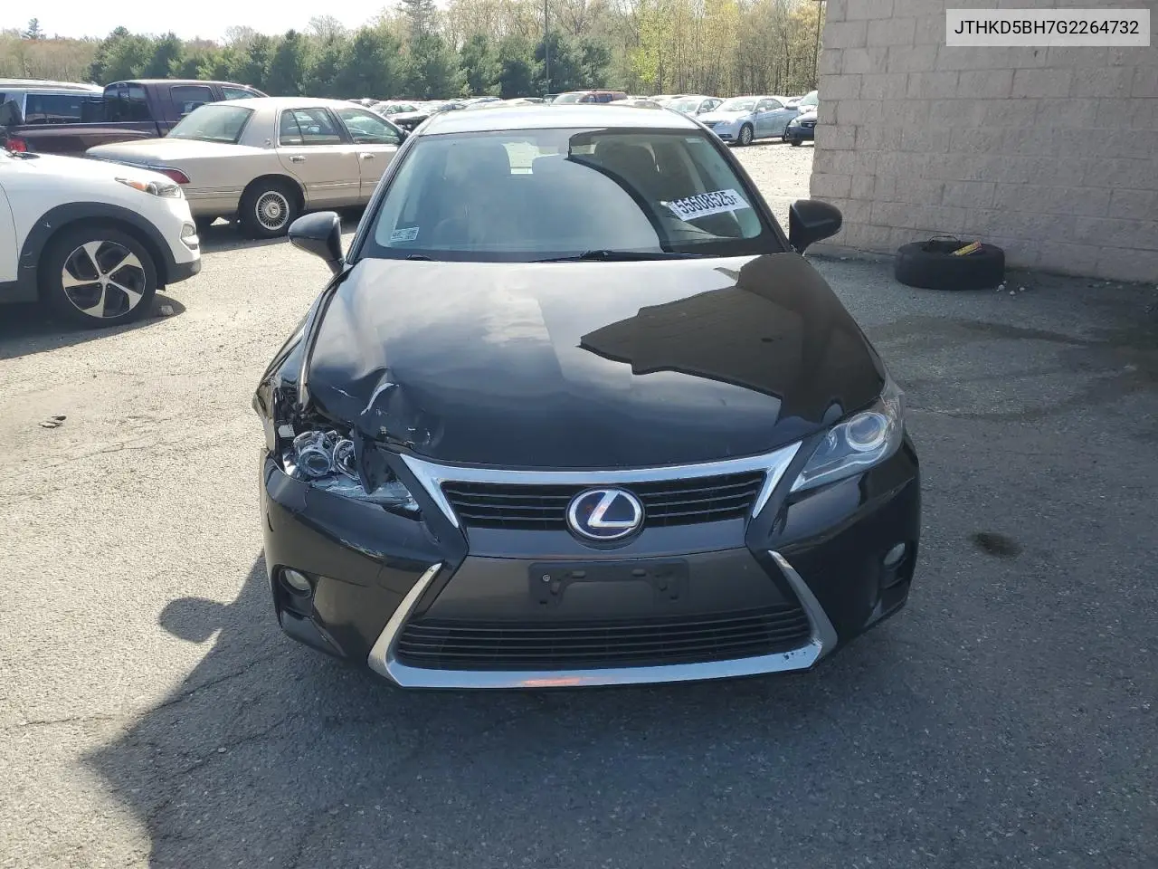 2016 Lexus Ct 200 VIN: JTHKD5BH7G2264732 Lot: 55608525