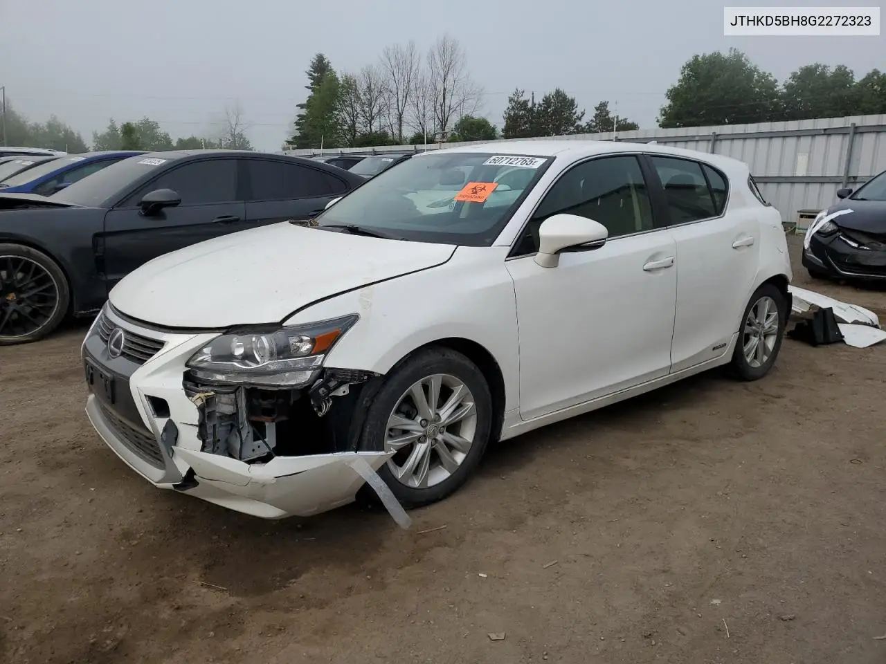 2016 Lexus Ct 200 VIN: JTHKD5BH8G2272323 Lot: 60712765