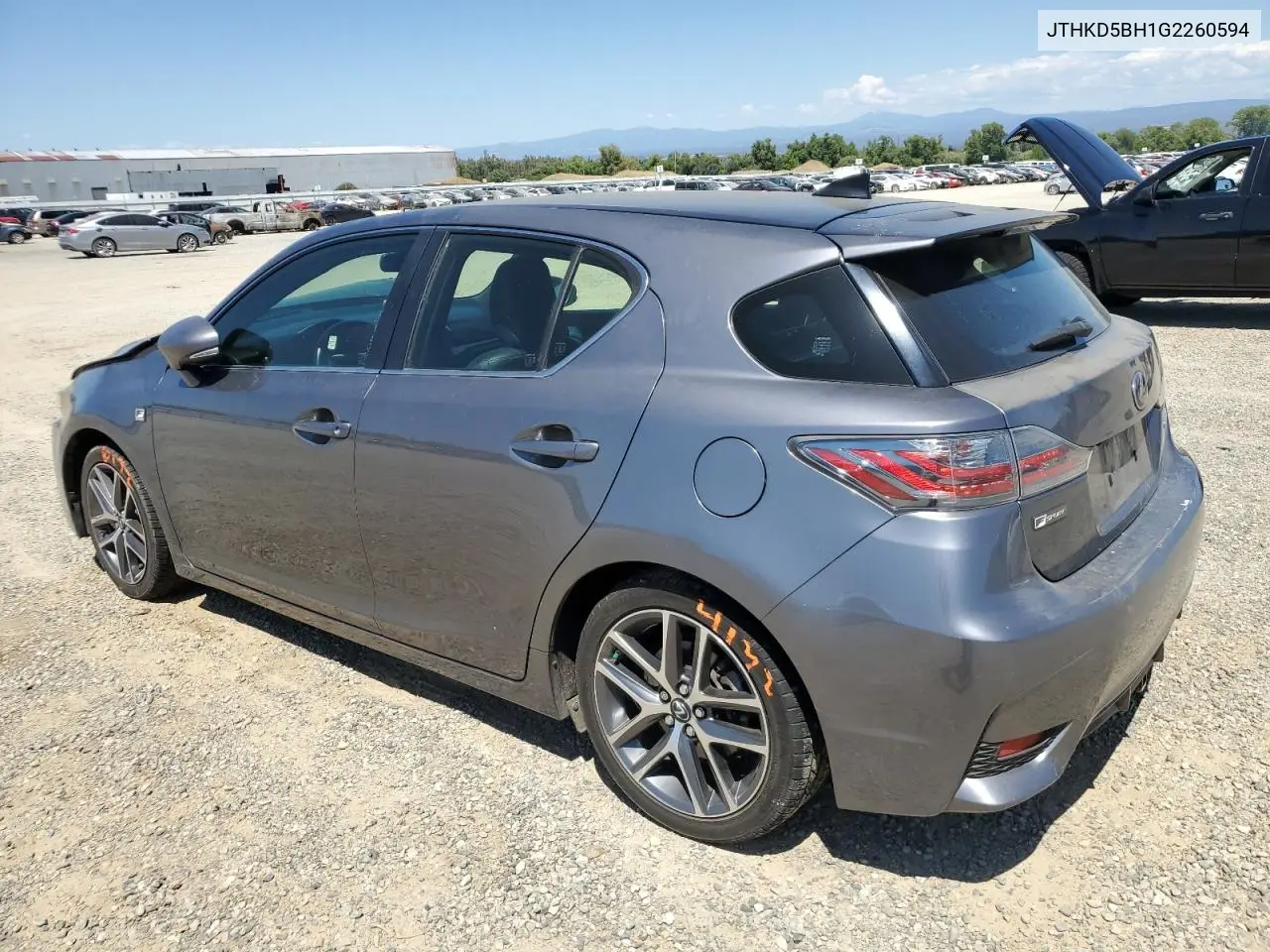 2016 Lexus Ct 200 VIN: JTHKD5BH1G2260594 Lot: 62302465