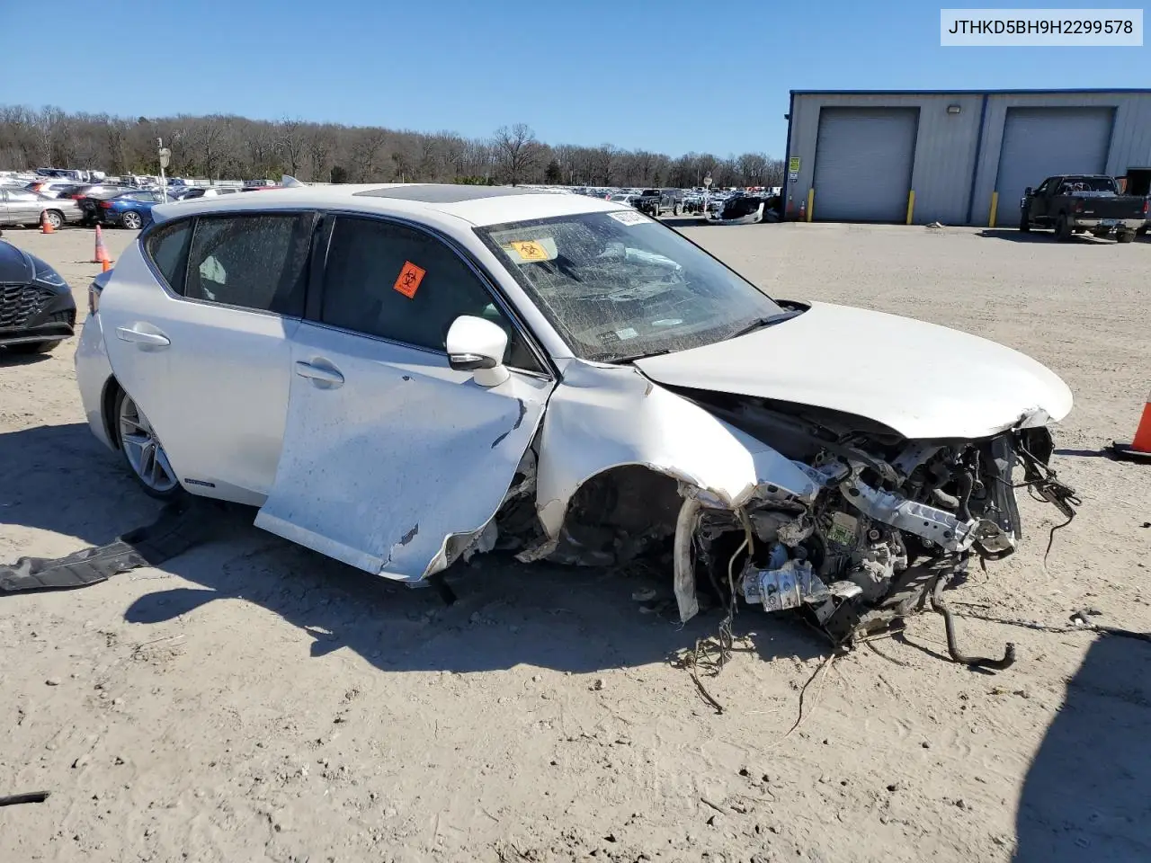 2017 Lexus Ct 200 VIN: JTHKD5BH9H2299578 Lot: 46732745