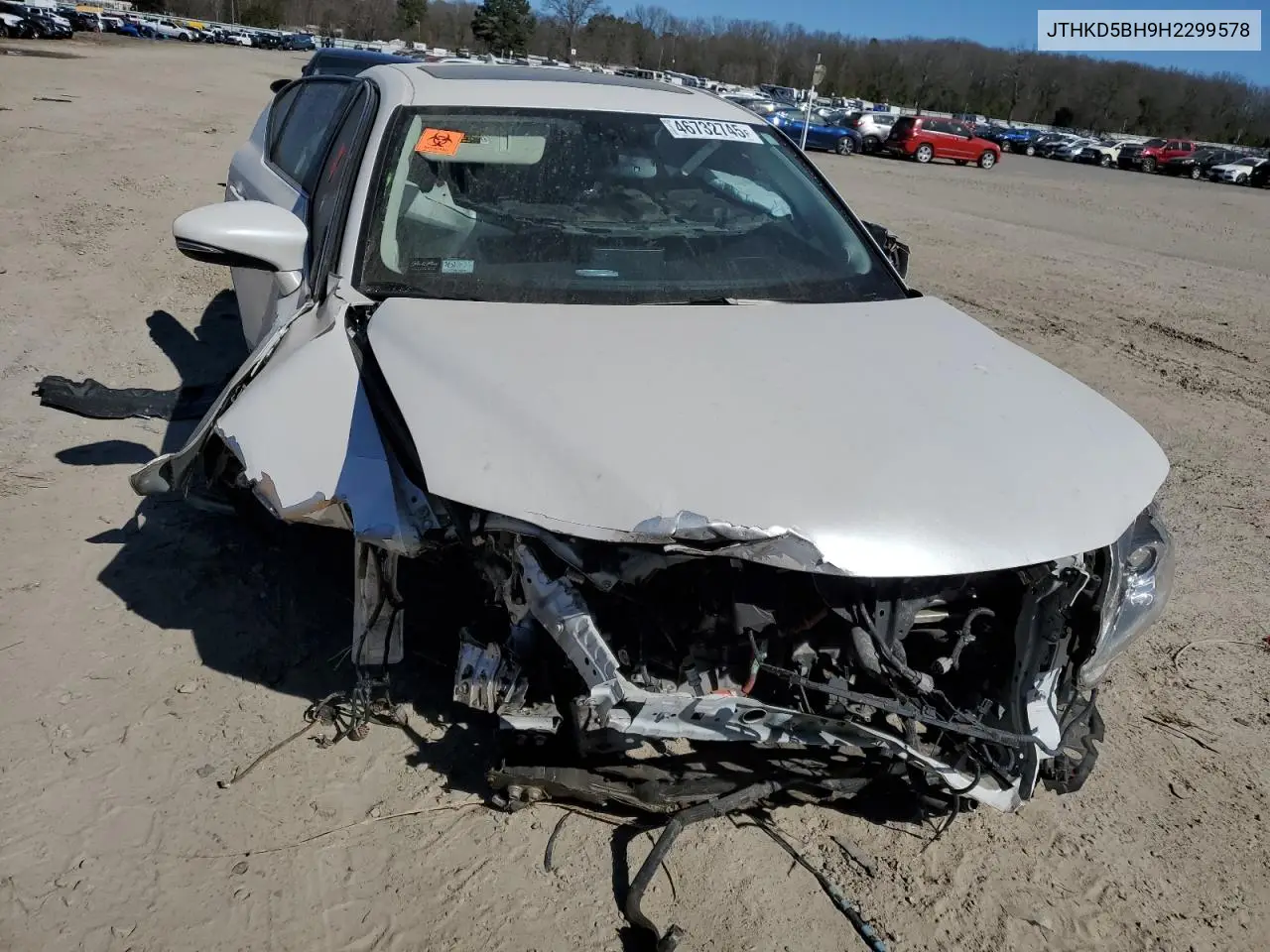 2017 Lexus Ct 200 VIN: JTHKD5BH9H2299578 Lot: 46732745