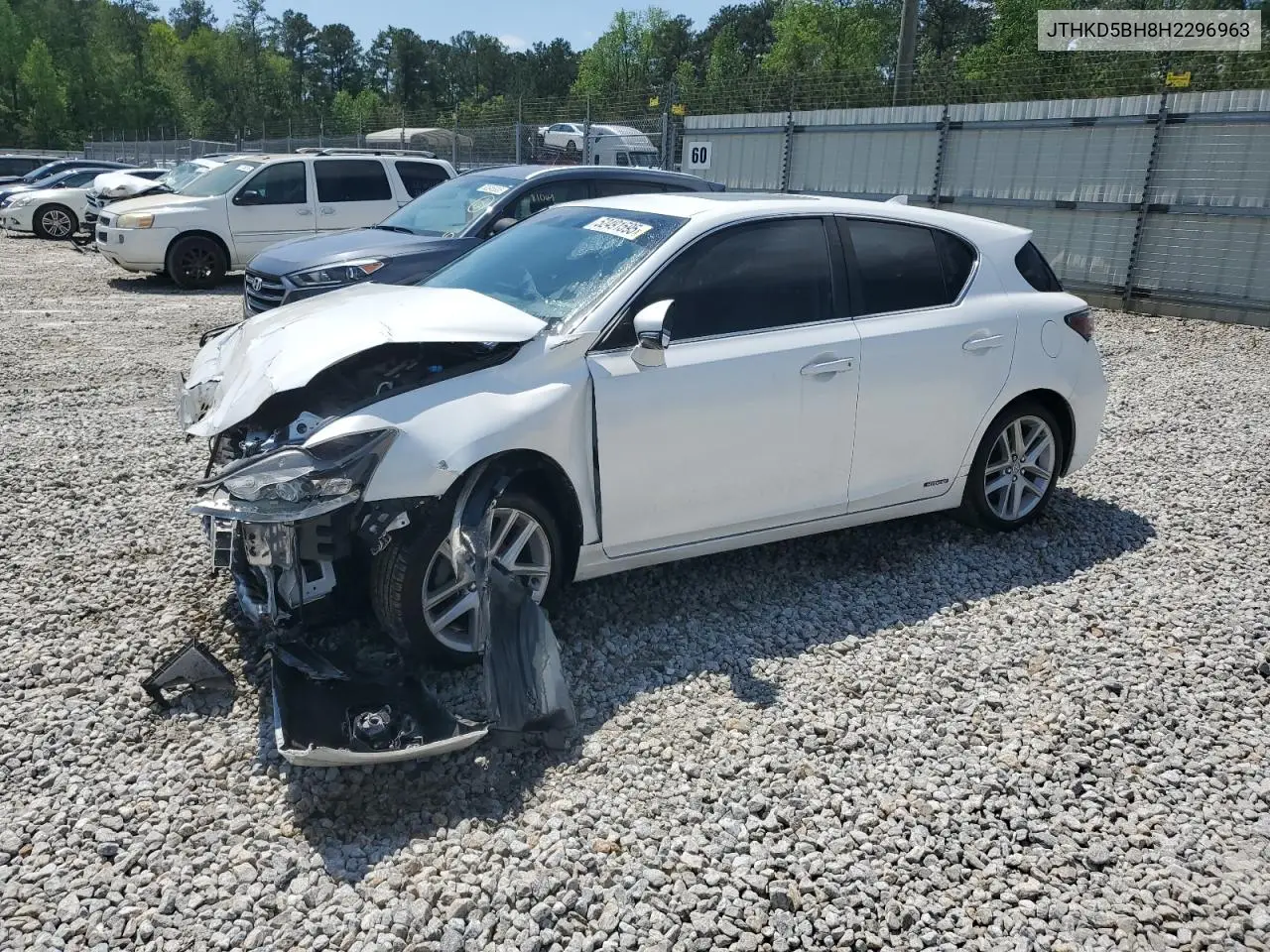 2017 Lexus Ct 200 VIN: JTHKD5BH8H2296963 Lot: 52491595