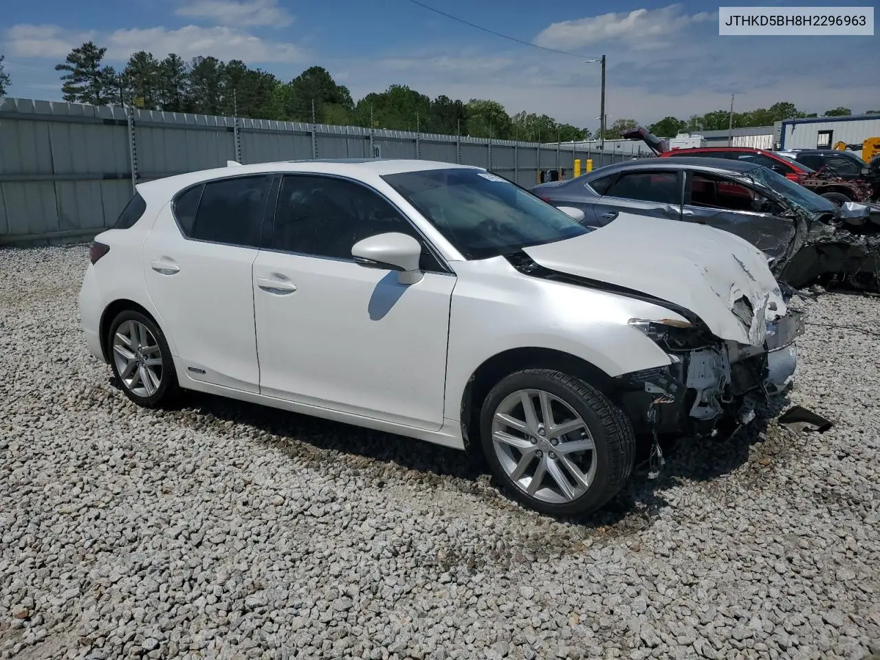 2017 Lexus Ct 200 VIN: JTHKD5BH8H2296963 Lot: 52491595