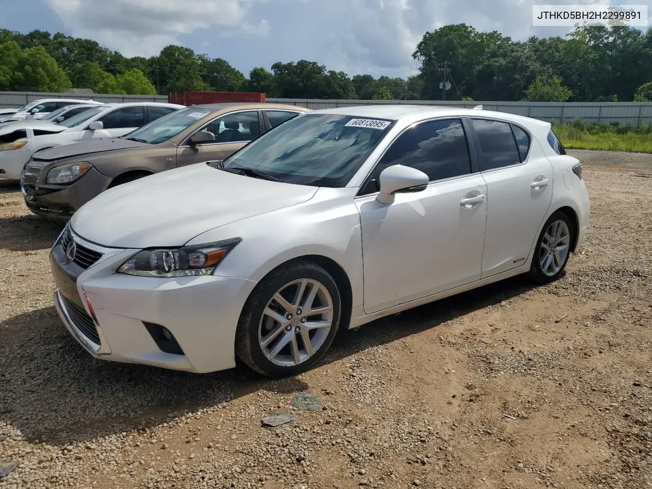 2017 Lexus Ct 200 VIN: JTHKD5BH2H2299891 Lot: 60813895