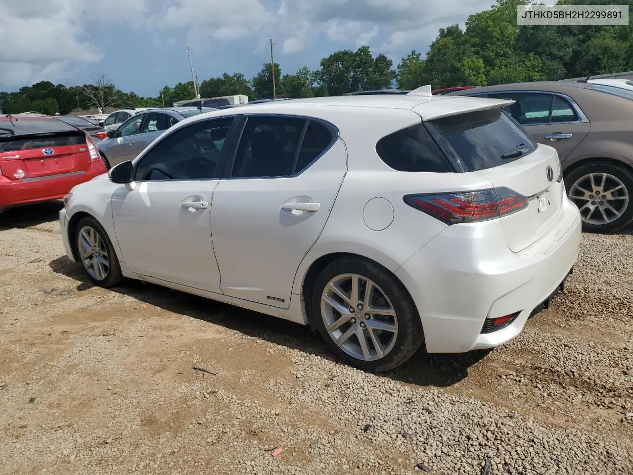 2017 Lexus Ct 200 VIN: JTHKD5BH2H2299891 Lot: 60813895