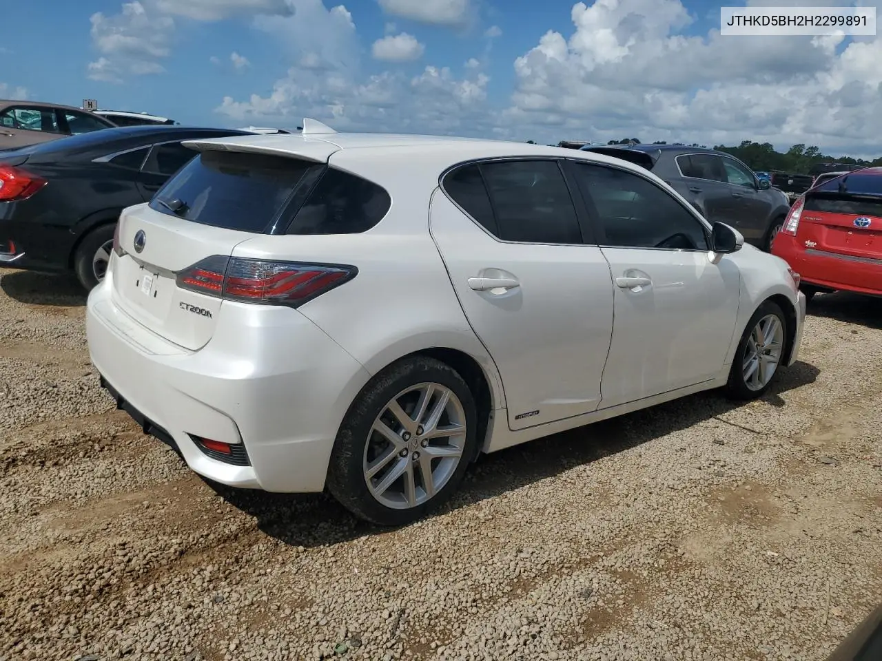 2017 Lexus Ct 200 VIN: JTHKD5BH2H2299891 Lot: 60813895
