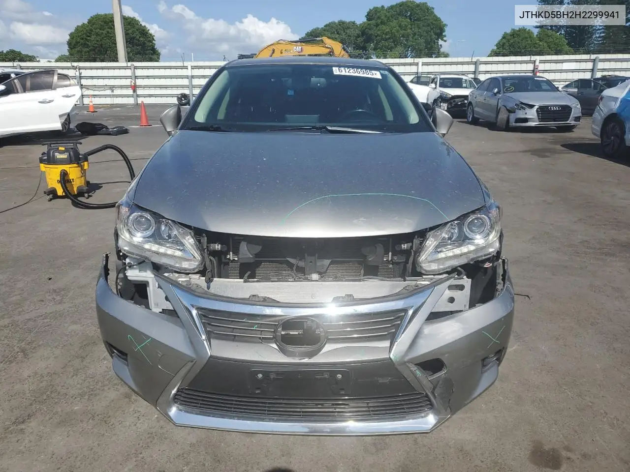 2017 Lexus Ct 200 VIN: JTHKD5BH2H2299941 Lot: 61236985