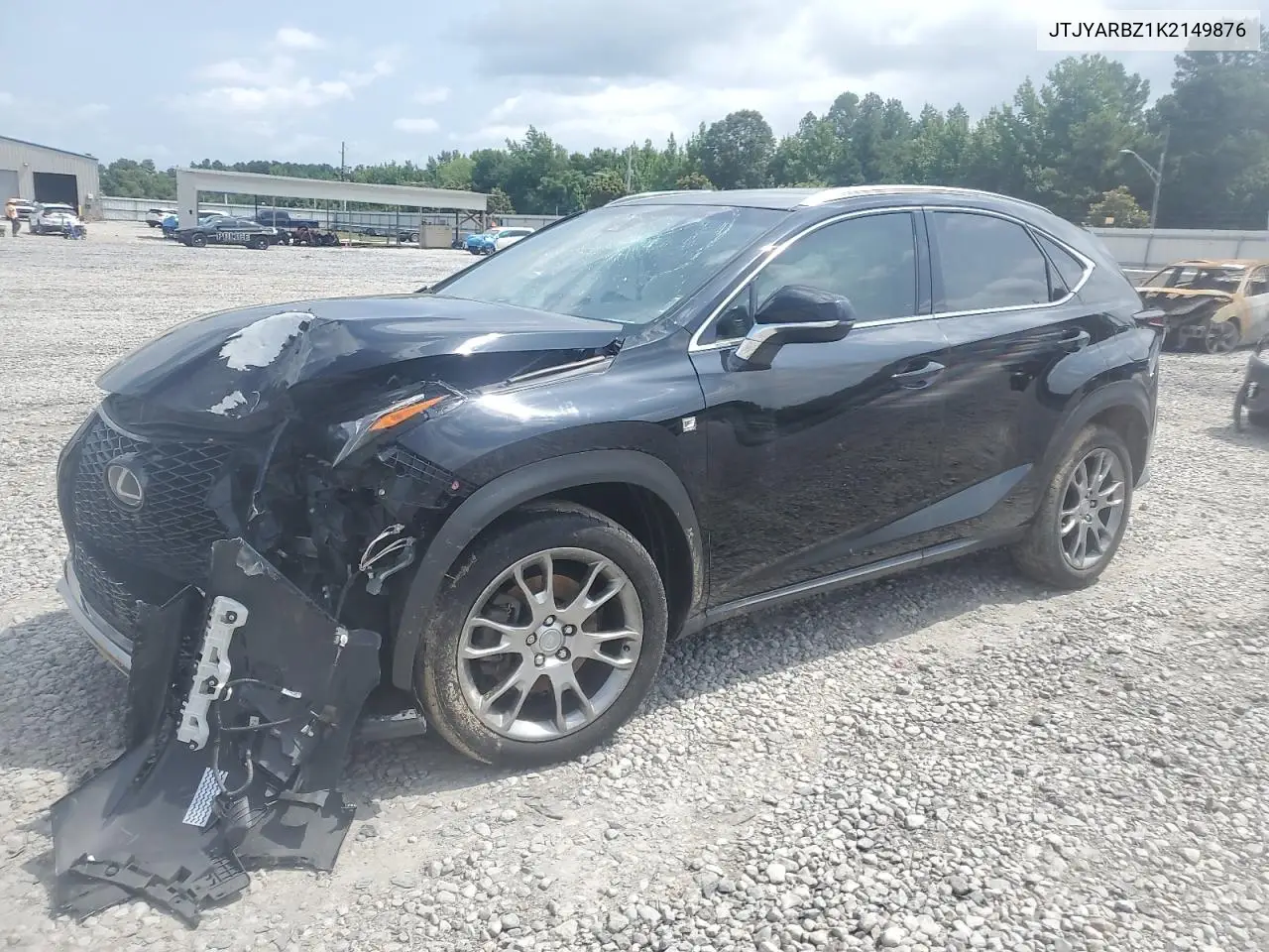2019 Lexus Nx 300 Base VIN: JTJYARBZ1K2149876 Lot: 61766895