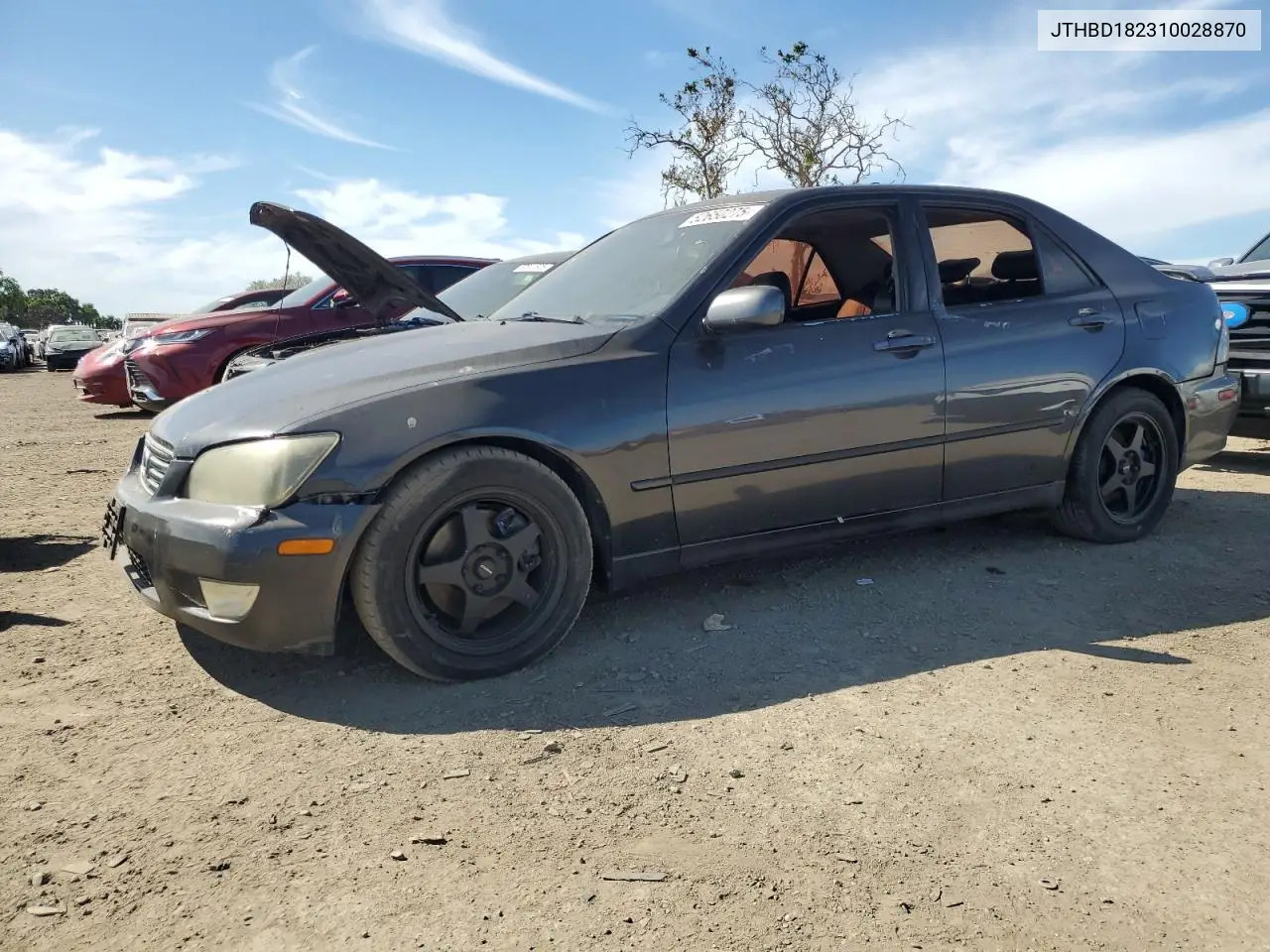 2001 Lexus Is 300 VIN: JTHBD182310028870 Lot: 52650275