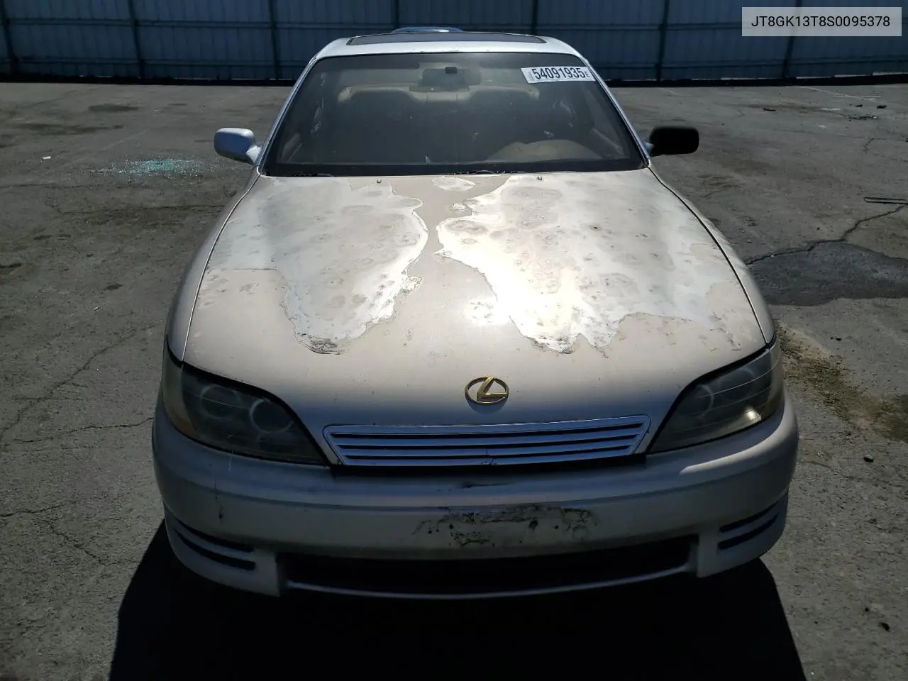 1995 Lexus Es 300 VIN: JT8GK13T8S0095378 Lot: 54091935