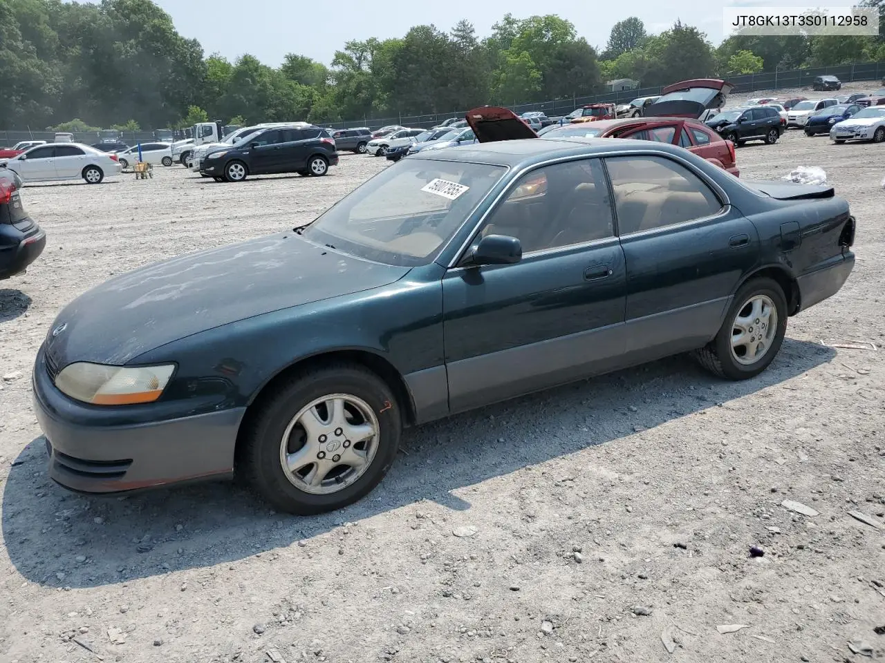 1995 Lexus Es 300 VIN: JT8GK13T3S0112958 Lot: 59007955