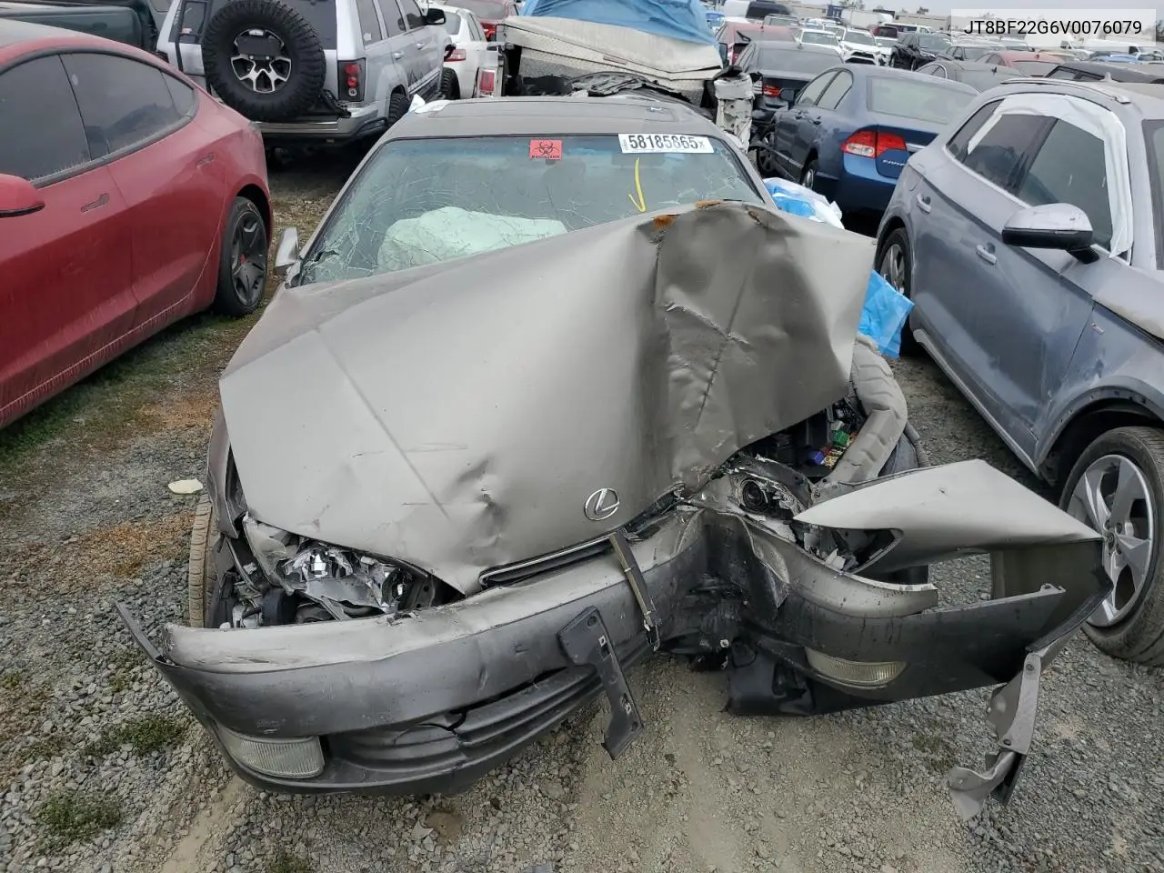 1997 Lexus Es 300 VIN: JT8BF22G6V0076079 Lot: 58185865