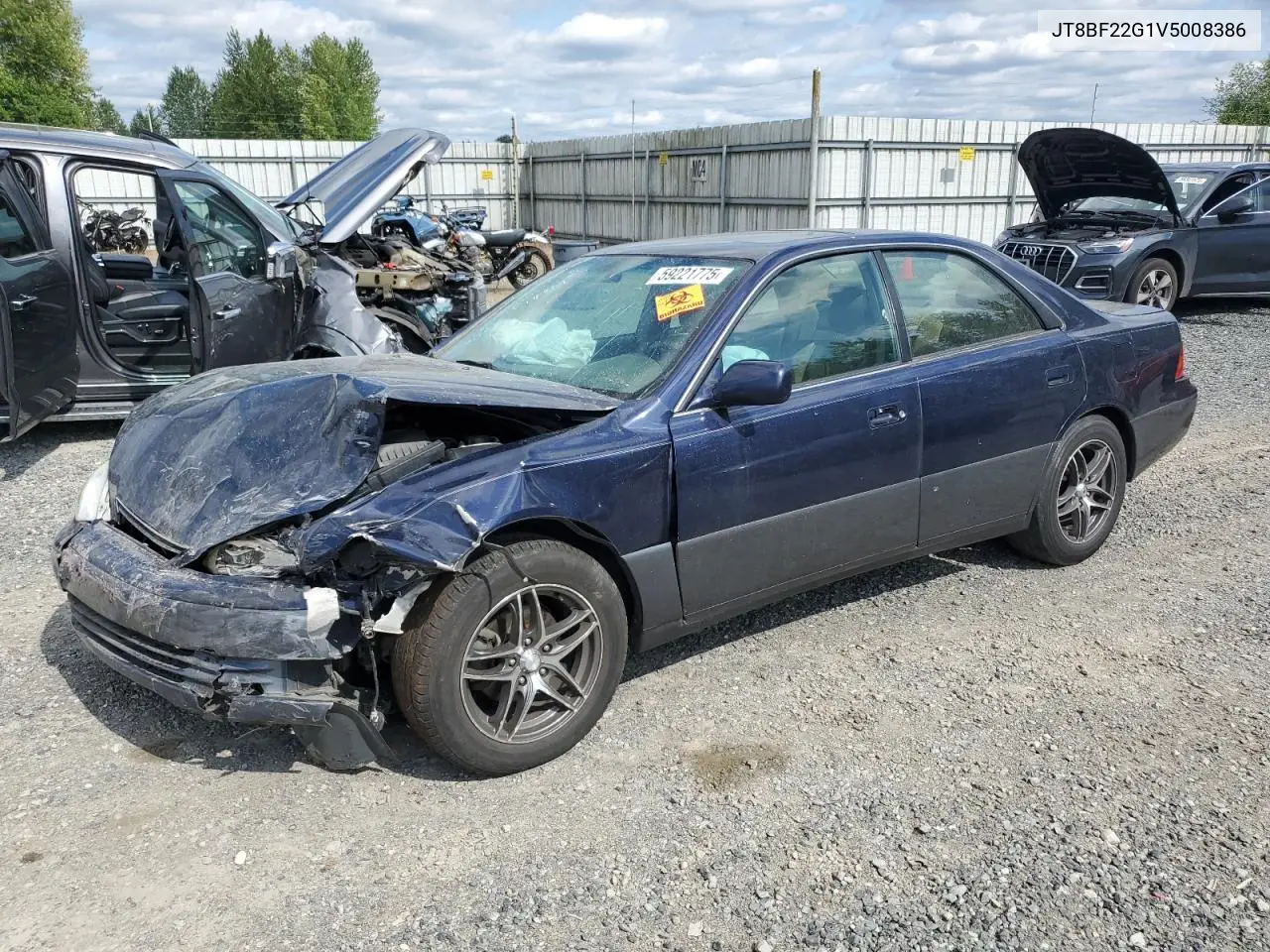 1997 Lexus Es 300 VIN: JT8BF22G1V5008386 Lot: 59221775