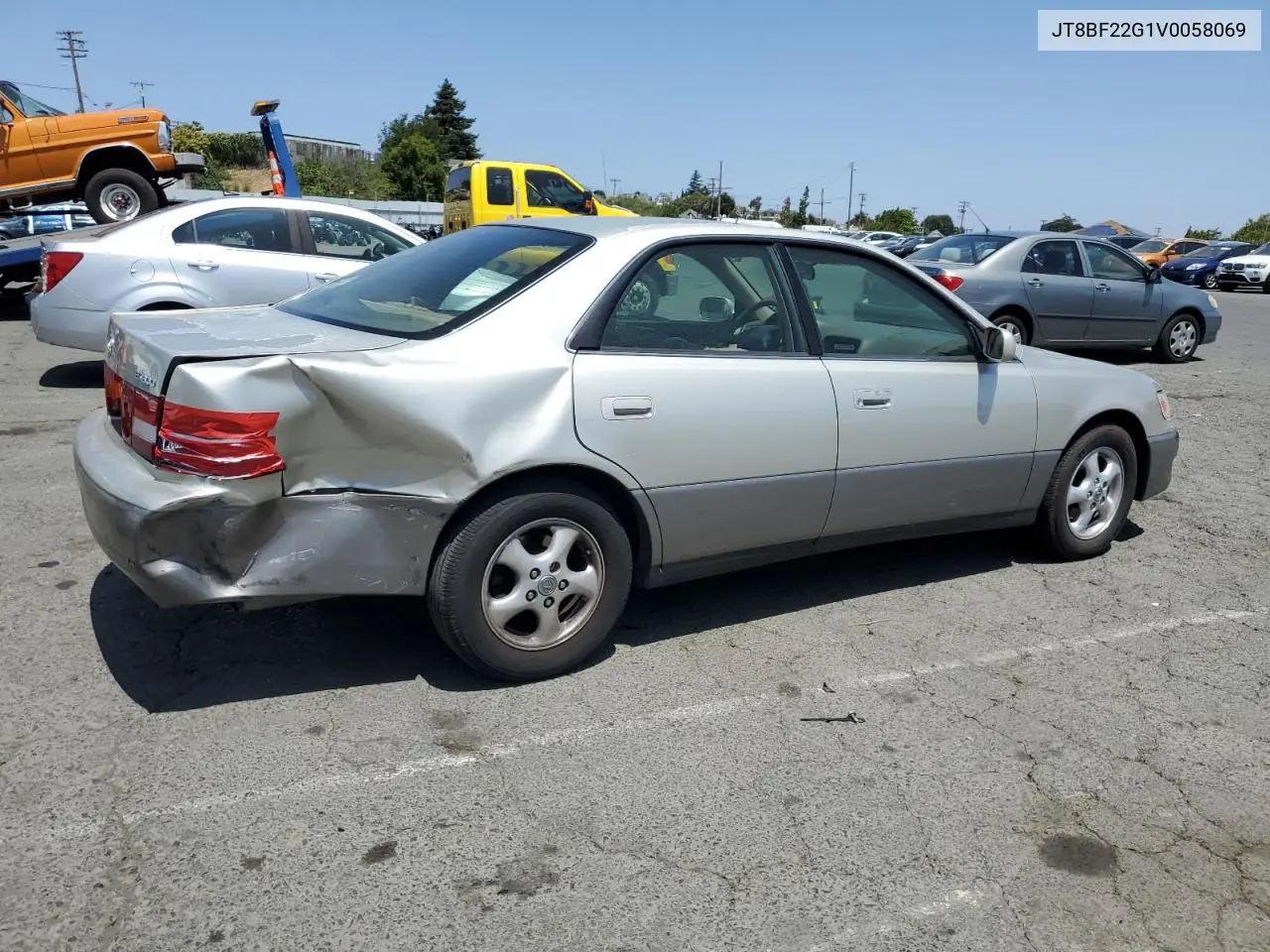 1997 Lexus Es 300 VIN: JT8BF22G1V0058069 Lot: 59921235