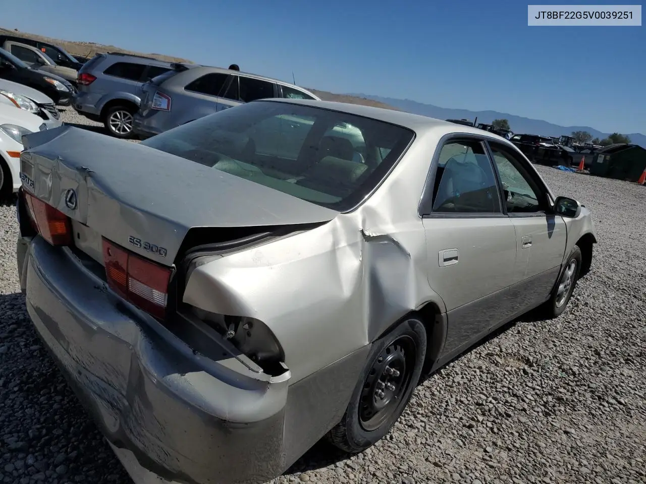 1997 Lexus Es 300 VIN: JT8BF22G5V0039251 Lot: 63525955