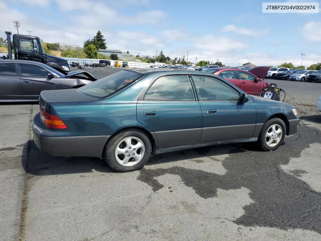 1997 Lexus Es 300 VIN: JT8BF22G4V0022974 Lot: 63841585