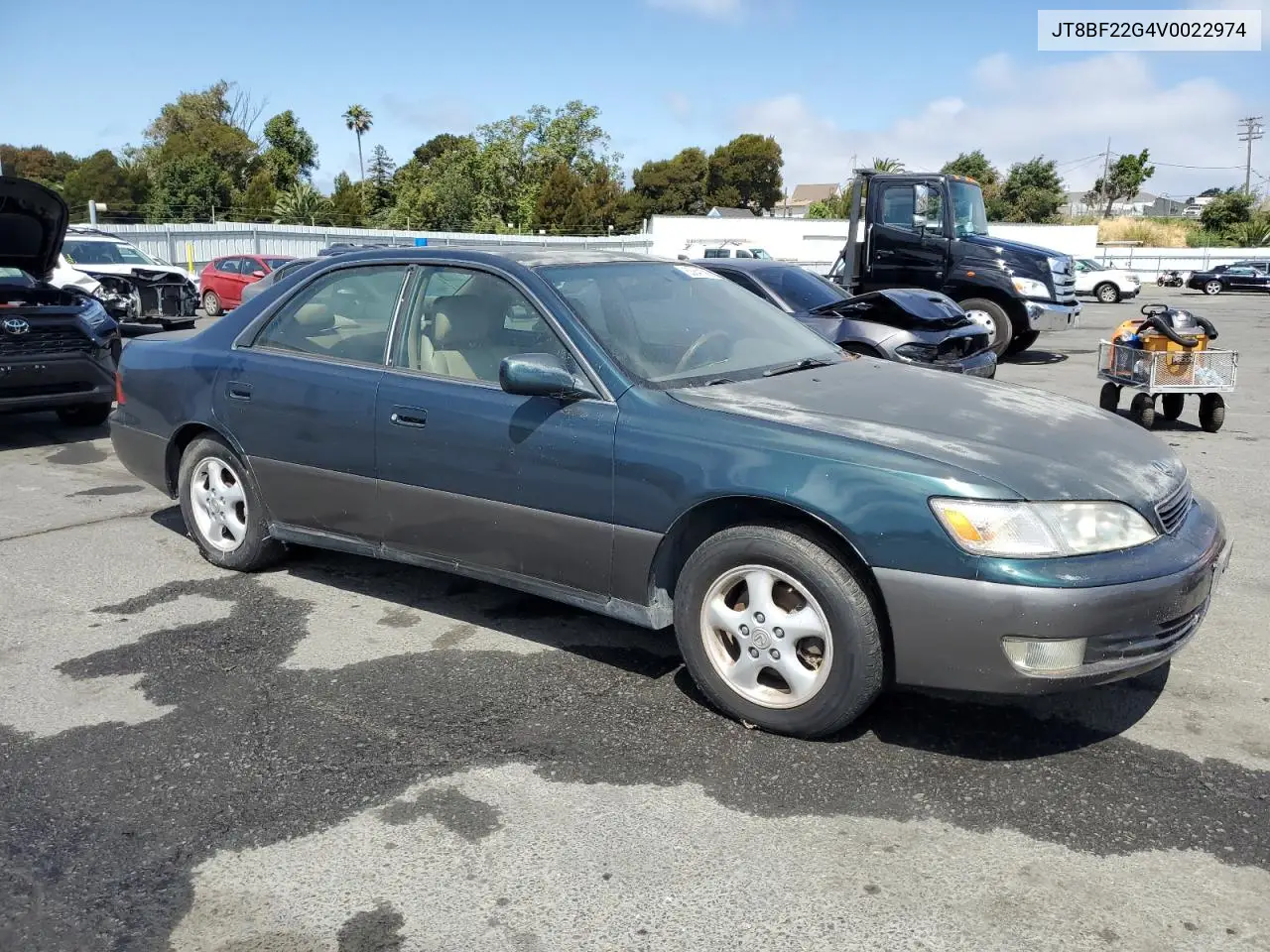 1997 Lexus Es 300 VIN: JT8BF22G4V0022974 Lot: 63841585